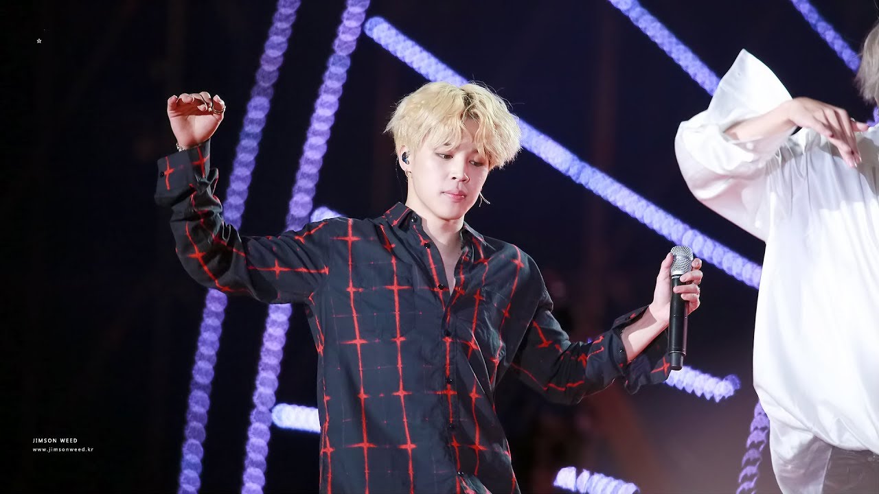 170929 K-pop World Festival in Changwon - Fire Jimin focus