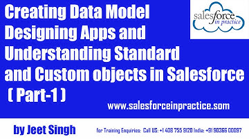 Creating Data Model, Designing Apps and understanding Standard and Custom objects(Part-1)  by Jeet
