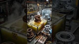 Why Factories Dip Giant Machines Into Acid 😨⚙️🧪 #telugushorts