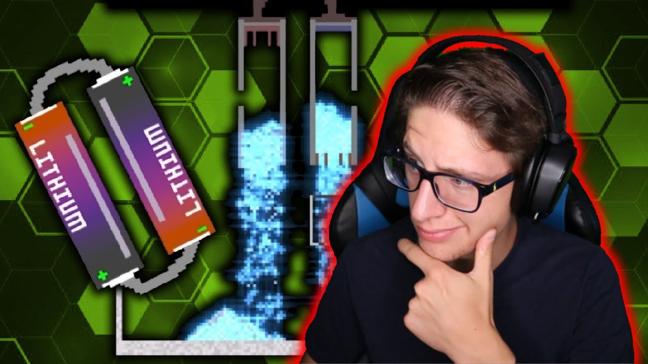 LITHIUM BATTERIES (Just add water!) in The Powder Toy! YouTube