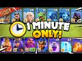 Clash of Clans, But Only 1 Minute to Attack!