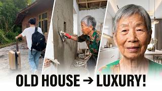 This talented granddaughter has transformed a 40-year-old dilapidated house into a luxurious space.