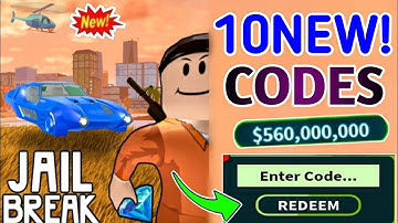 💥 NEW 💥 JAILBREAK CODES 2025 - JAILBREAK ROBLOX CODES 2025 