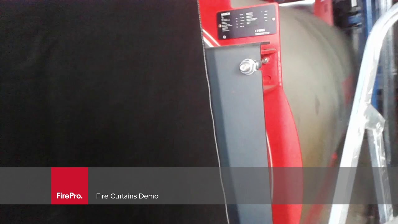 FirePro Fire Curtains Demo 2 YouTube
