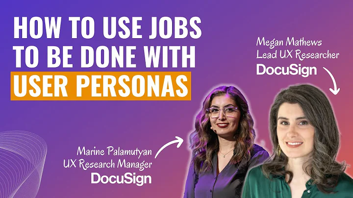 How to Use Jobs to Be Done with User Personas