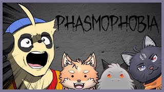 【Phasmophobia】もしもしいますかゴーストさん【四垂ヤナギ/通魔ファントム/ミオルカ/黒猫龍星】