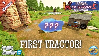 FIRST TRACTOR! - No Mans Land - Episode 3 - Farming Simulator 22 screenshot 5