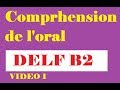 Compréhension de l'oral - DELF B2  (Video 1)