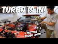 TURBO INSTALL! - KA24 240sx