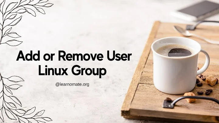 Add or Remove User In Linux