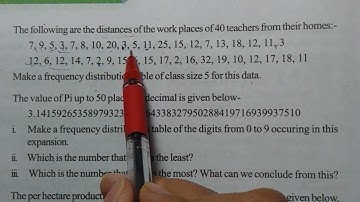 9th Maths | Ch.-16 Statistics Ex.-16.1 | C.G. Board