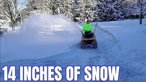 Cub Cadet XT1 LT46 With 42" 3X Snowblower | Tons Of Snow