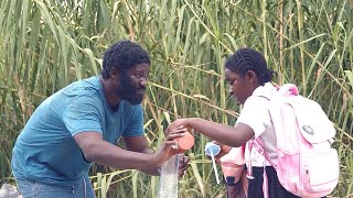 The Little Girl Only Helped The POOR Homeless On The Street But Never Knew He's Her Lost Father