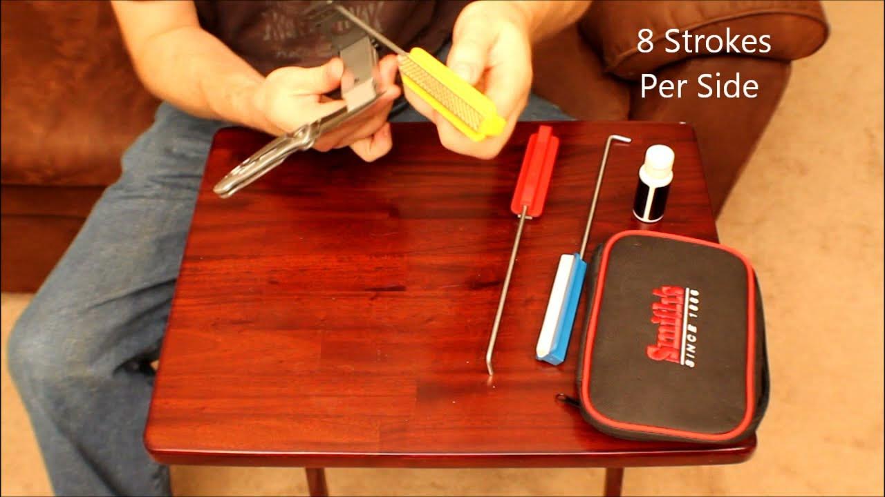 How to use Smith's / Lansky Sharpening System YouTube