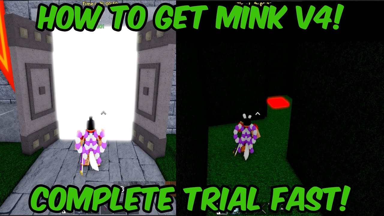 How To Complete Trial Of Speed Get Mink V4 FAST Blox Fruits 