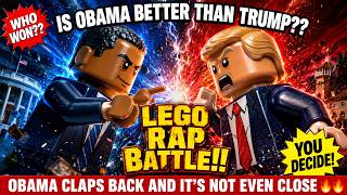 OBAMA ROASTED TRUMP SO BAD HE COULDN'T RESPOND 😭🔥 (LEGO RAP BATTLE)