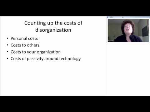 Webinar with Marilyn Paul, Moving from Chaos to Order