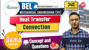 Concept & Questions | Convention (Heat Transfer) for BEL Mechanical PE written exam preparation 2025