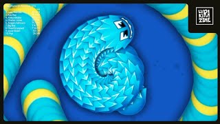 WORMS ZONE epic Gameplay Top 1 | video #144 | slitherio wormate biggest snake io🐍 game | LUKIRAZONE