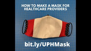 Instructional video for sewing the Olson mask (COVID19) #FaceMask #FabricFaceMask  #facemaskpattern