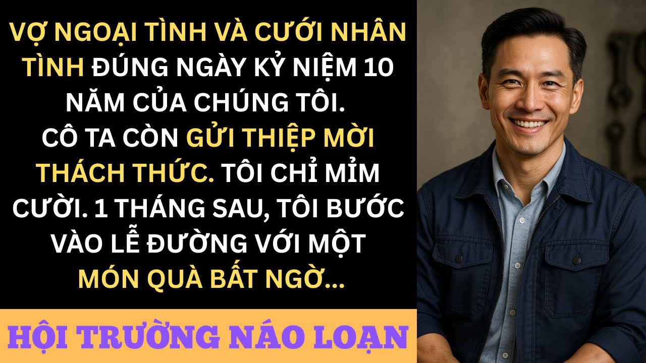 Vợ Ngoại Tình Cưới Nhân Tình Đúng Ngày Cưới Chồng Cũ —  Món Quà Tôi Tặng Khiến 200 Khách Sốc