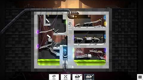 Bridge Constructor Portal 49 - turretville (budget optimized 99600)
