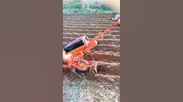 Compact Electric Tiller in Action: Effortless Soil Preparation for Small Farms
