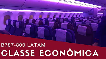 O que tem na classe econômica da Latam?