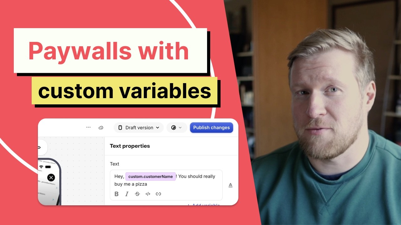 How to personalize Paywalls with RevenueCat Custom Variables - YouTube