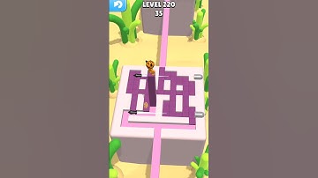 Stacky Dash Hard Level 220 #trending #games #stackydash #trend