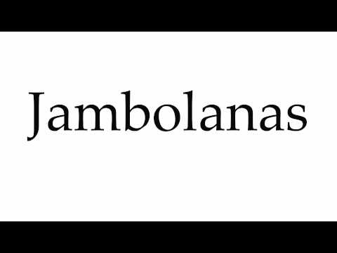 Video: Jambolanas