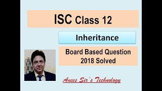 Java Inheritance 2018 Board Based Question | Easily Explained