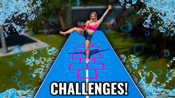 5 CHALLENGES AUF MEINER XXL AIRTRACK!😂🫧 MERLE VS. ISABELL (+OUTTAKES) - Itsmisabell