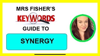 Media Studies - Synergy - Key Words