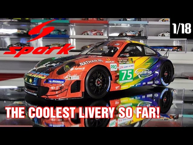 I REVIEW THE SPARK MODEL PORSCHE 997 GT3 RSR GRAFIWRAP - YouTube