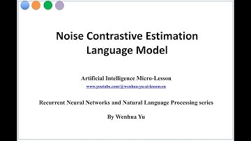 Noise Contrastive Estimation Language Model