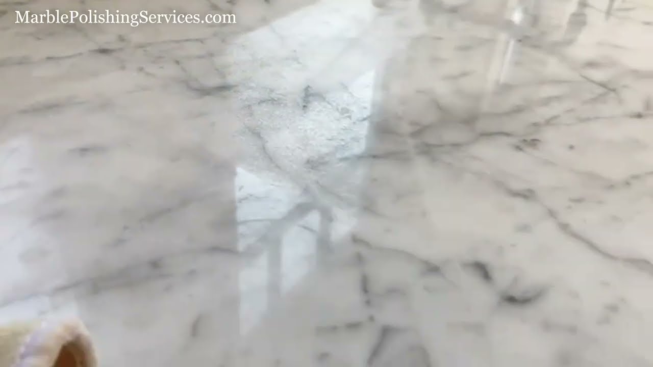 Remove Water Spots from Marble