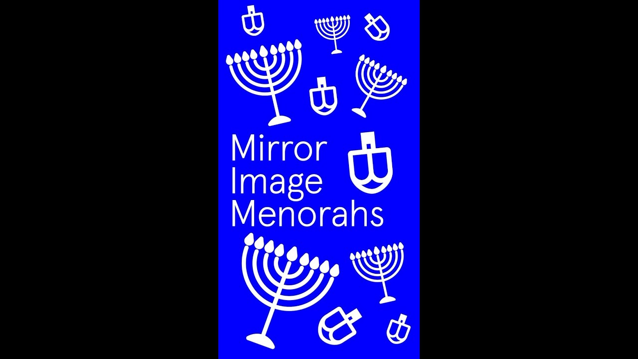 Art Break: Mirror Image Menorahs - YouTube
