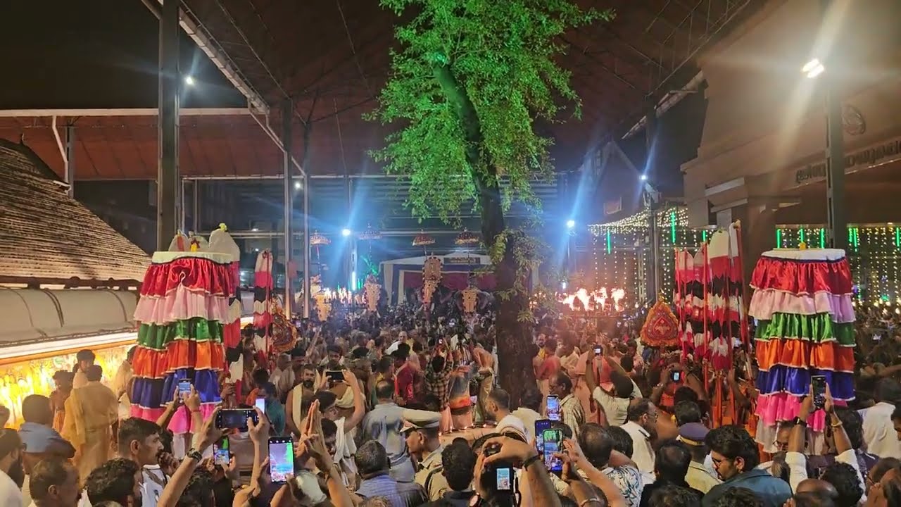 ആറാട്ട് ദിവസം ഭഗവാൻ നഗര പ്രദക്ഷിനത്തിന് ഇറങ്ങുന്നു #guruvayoor #ulsavam #2026 #guruvayoorelephants