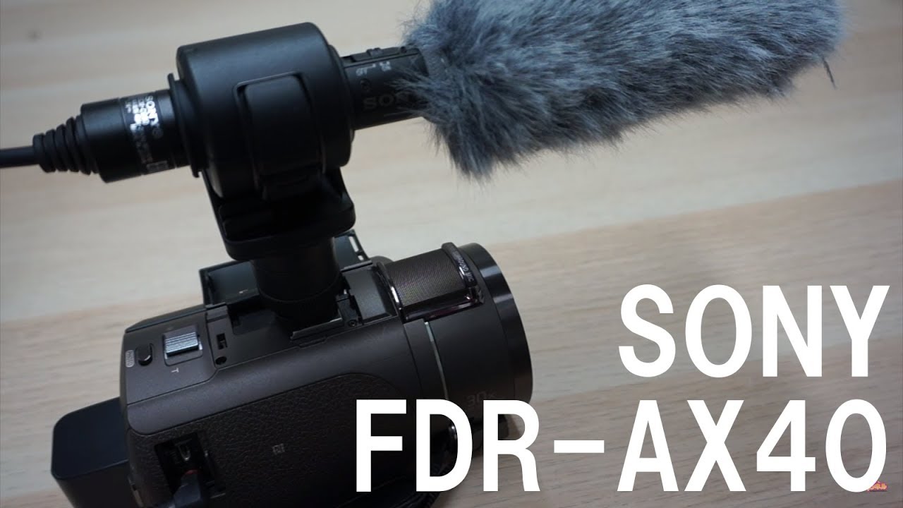 YouTube用に新しいカメラを購入 4Kデジタルビデオカメラ SONY FDR-AX40 鉄道を試し撮り