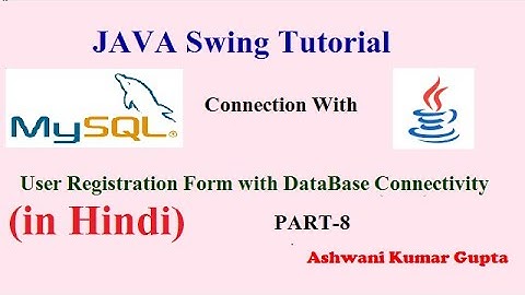 How to connect Mysql Database with java in Hindi | Urdu --Part 8