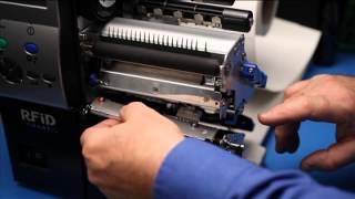 How to replace the Printhead on the Printronix SL4M and T4M Thermal Printer