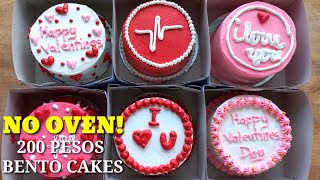 NO OVEN 200 PESOS BENTO CAKES! with costing!
