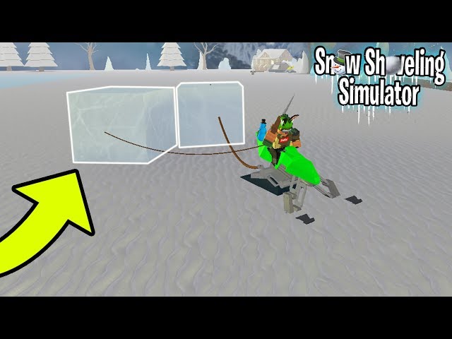 How To Sell Two Ice Cubes At Once Tutorial Snow Shoveling - roblox snow shoveling simulator level up fast youtube