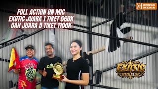 KACER EXOTIC FULL ACTION ON MIC!!! Juara 1 tiket 560K dan Juara 5 tiket 1100K | Emerald cup 3