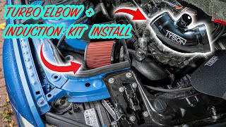 BMW B58 induction Kit + Turbo Elbow Install
