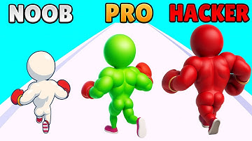 Level Up Runner ❌ NOOB vs PRO vs HACKER 🔥 – Walkthrough & Max Level Gameplay | Android & iOS Ep-8156