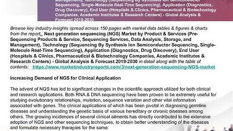 Next generation sequencing
