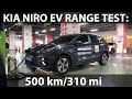 Kia Niro EV driving 500 km/310 mi in one charge