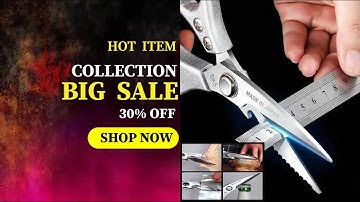 Kitchen Scissors Knife Multifunctional Tools Accessories Stainless Steal